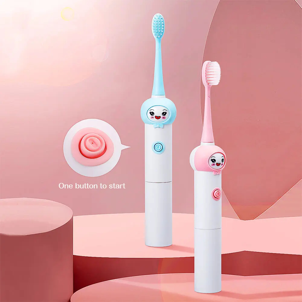 Children Sonic Electric Toothbrush USB Rechargeable Cartoon Pattern Brush Teeth With Replacement Head For Kids 3-12 year Children Sonic Electric Toothbrush USB Rechargeable Cartoon Pattern Brush Teeth With Replacement Head For Kids 3-12 year