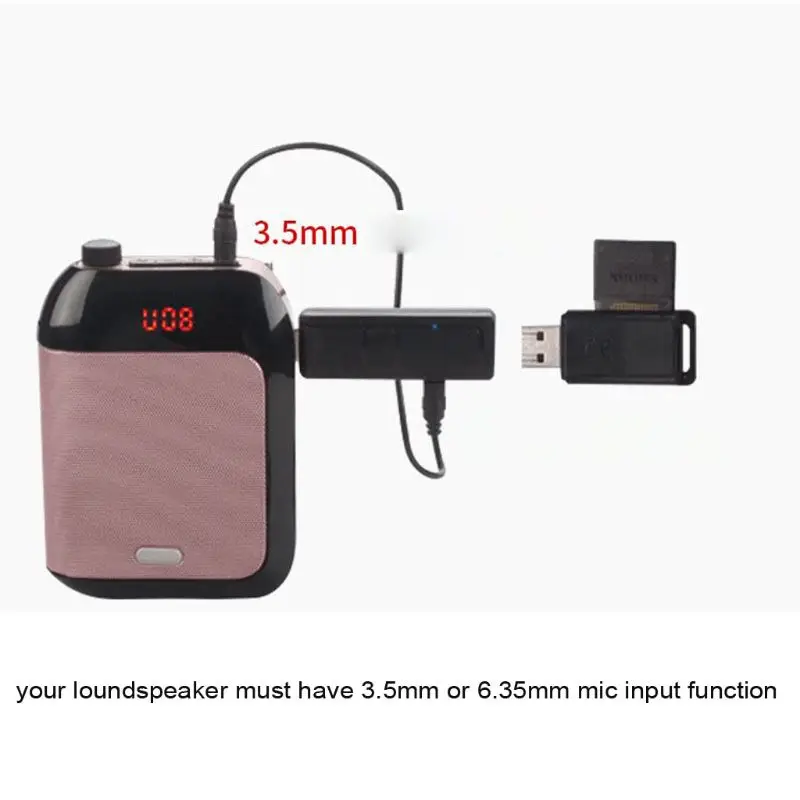 Беспроводной микрофон Мегафон ручной микрофон с usb-приемником для караоке и речи E65A
