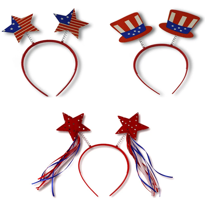 

Hair Hoop Children USA Headband Independance Day Headwear Party Decoration