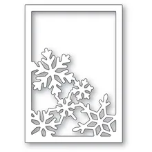

2021 New Snowflake Corner Frame Mold Metal Cutting Mold Various Card Series Scrapbook Paper Craft Blade Punching Mold DIY Gift