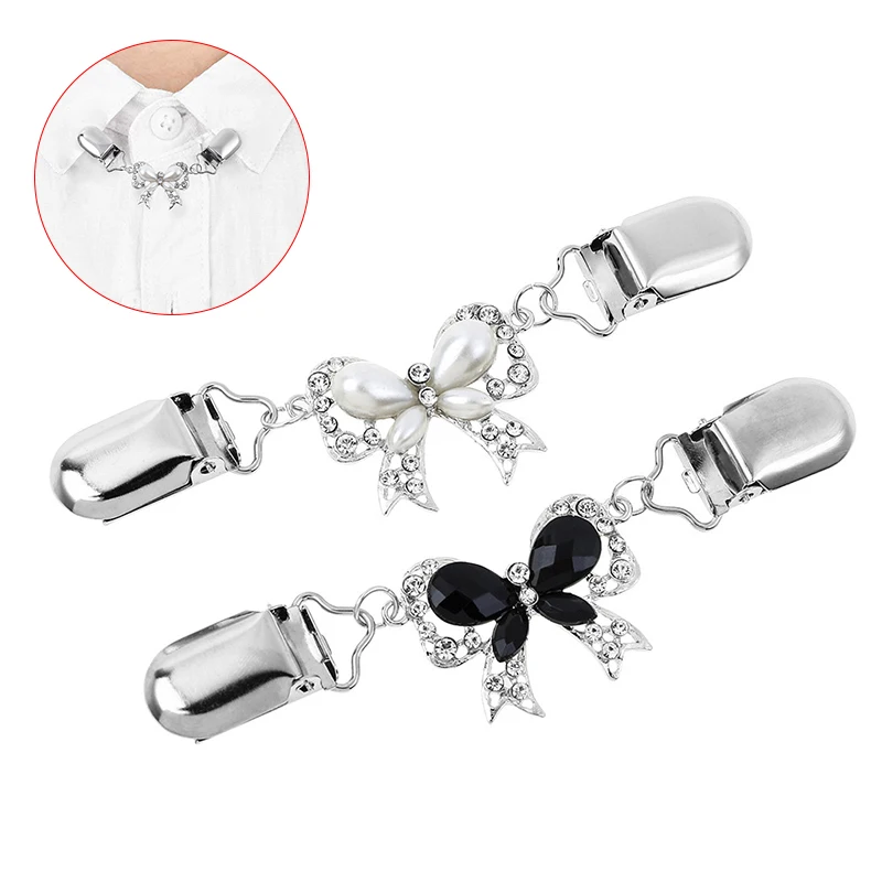 

Fashion Bow Cardigan Sweater Blouse Pin Shawl Brooch Clips Duck Scarf Clasps
