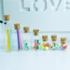 Mini Bottles with Cork Stopper 10ml 15ml 20ml 25ml 30ml 40ml 50ml 60ml Glass Jars Idea for Wedding Small Empty Bottle Gift 6pcs 4