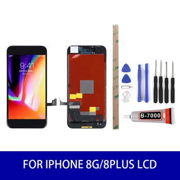 

IPS Lcd For Iphone 8Plus/8G Lcd Display Touch Screen Panel Digitizer Assembly Screen Replacement Parts 1920*1080 No Dead Pixel