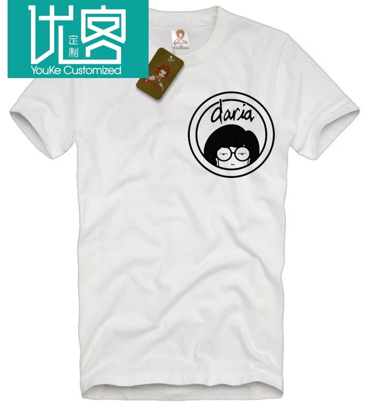 

DARIA T SHIRT unisex tee 90s TV show series tumblr retro cartoon sick sad world Cool Casual pride t shirt men Unisex New