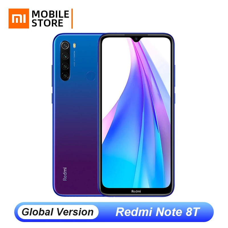 Xiaomi Redmi Note 8T смартфон с восьмиядерным процессором Snapdragon 665 ОЗУ 4 Гб ПЗУ 128 ГБ 4000