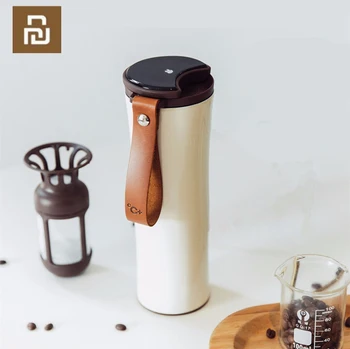 

Youpin Kiss Kiss Fish Slim Smart Cup/Coffer filter 430ml OLED Temperature Screen Stainless Steel Hot Water Cup with Coffee