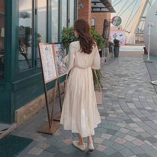 

2019 Summer New Style Fashion Short Sleeve Waist Hugging Slimming Elegant CHIC Versatile Gentle Fairy Dress Children Fashion