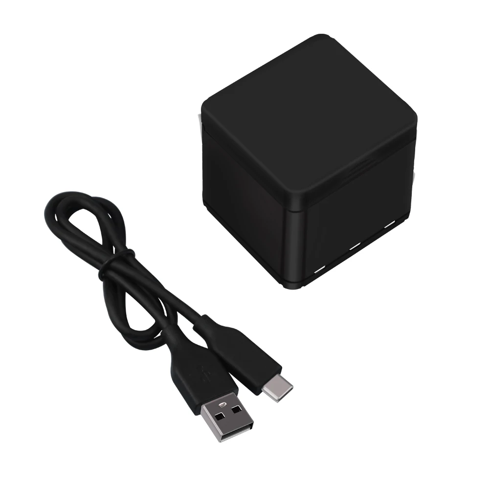 Портативный чехол для зарядки аккумулятора DJI Osmo Action Charging Box с TYPE C usb кабель
