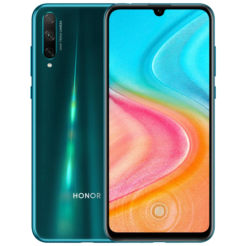 Мобильный телефон HONOR 20 lite, 6,3 дюймов, Kirin 710F, четыре ядра, разблокировка экрана, быстрая зарядка, Google play