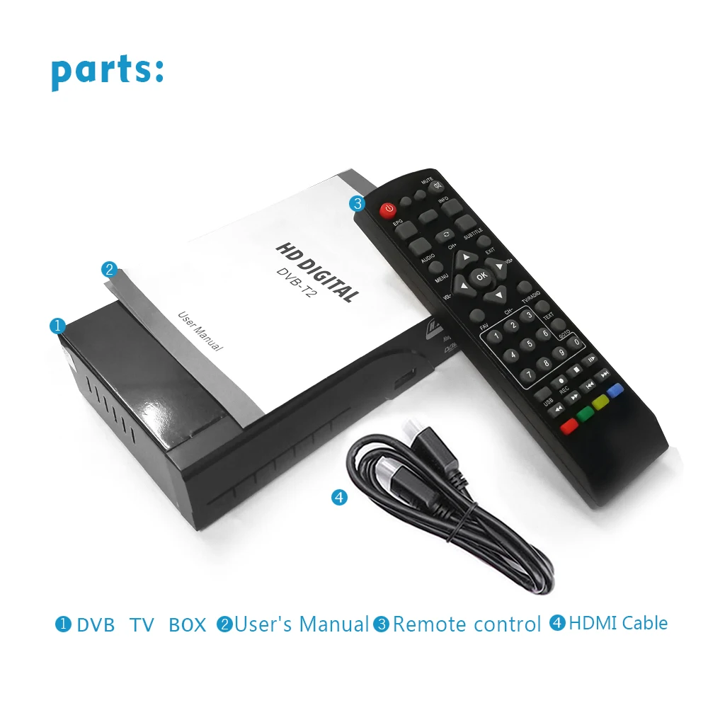 Vmade оригинальный телеприставка DVB T2/T HD 1080P цифровой наземный ТВ приемник