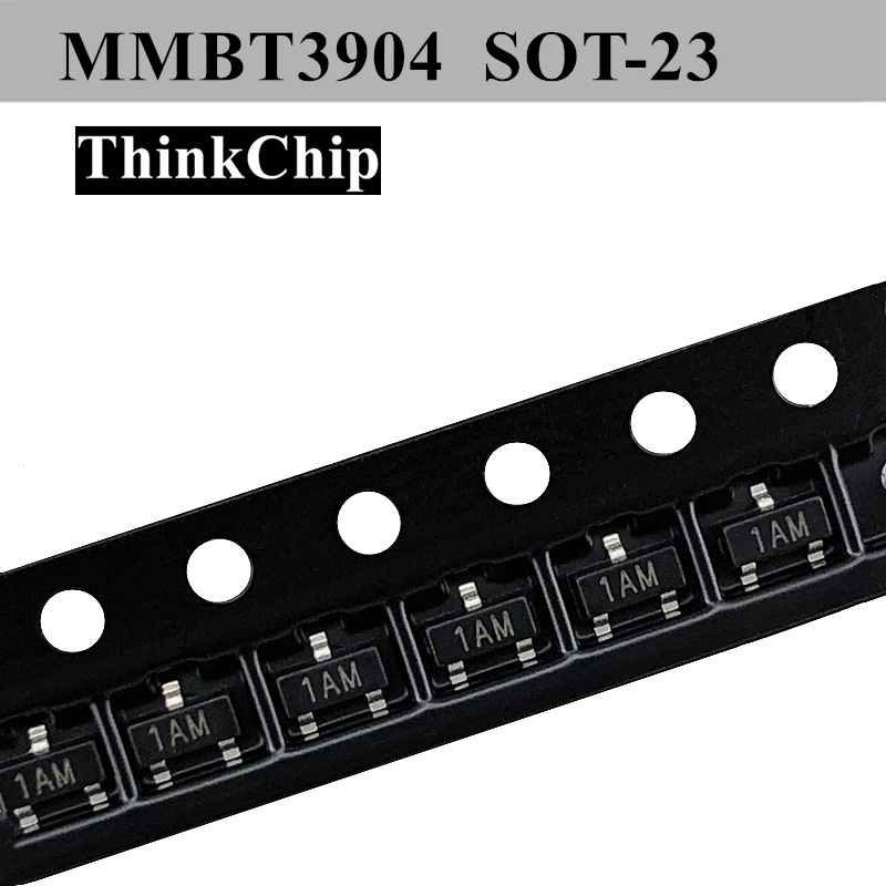 (100 шт.) MMBT3904 1AM SOT-23 2N3904 3904 SMD Триод NPN сигнальный транзистор 40 В 200 мА | Электроника
