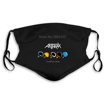 

Anthrax Men Black Trash Metal Heavy Metal Band Cool Design 3D Mouth Mask Women's kid PM2.5