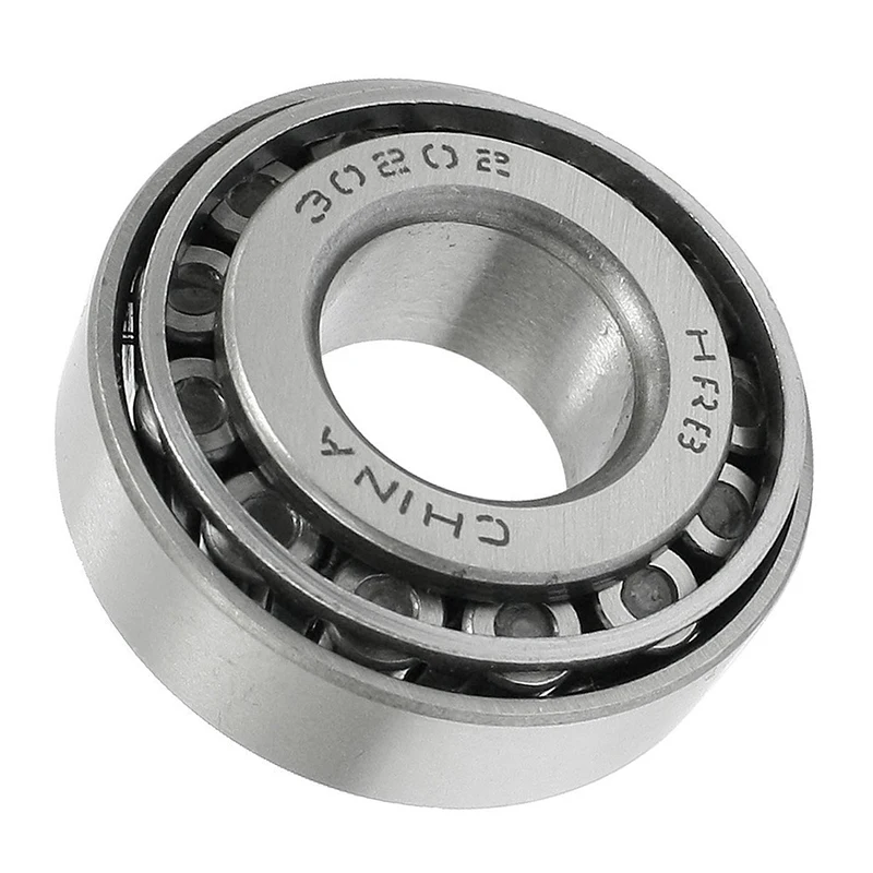 Quality Single Row 15mm x 35mm x 12mm Tapered Roller Bearing 30202 Silver Tone