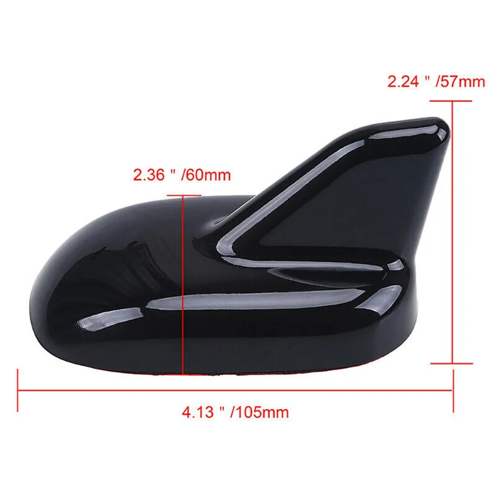 

Car Decoration Cover Black Universal Automobile Roof Antenna Aerial FM/AM Radio Shark-Fin Signal Decor Trim Car Parts