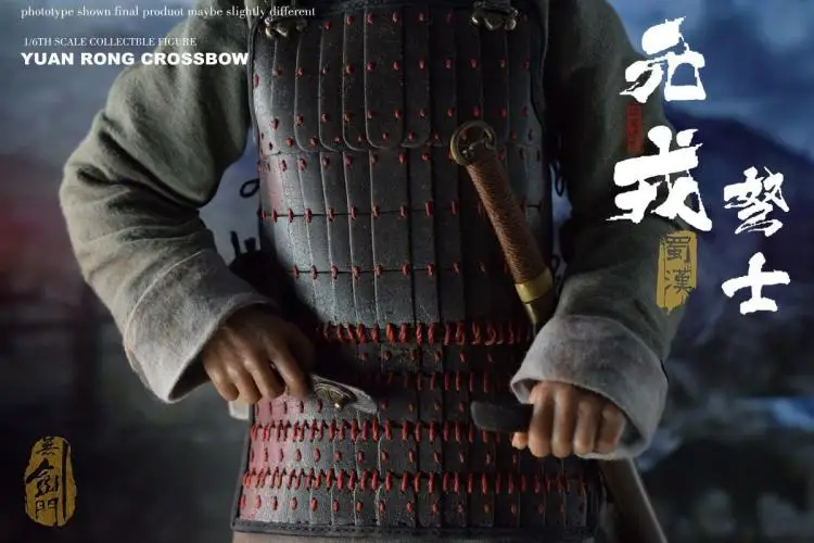 [ESTARTEK] WJM 1801 1/6 Records of The Three Kingdoms Yuan Rong арбалет с двойной головкой 12 дюймов фигурка хобби подарок