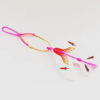 

Ejection Shining Airplane Children Flying Small Toys Slingshot Arrow Flash Cyclotron Airplane Kindergarten Stall Night Market