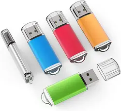 TOPESEL – clé USB 2.0, 5 pièces, stockage, disque U, cadeau 