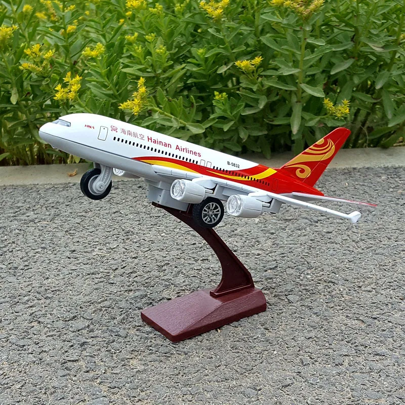 Сплав готовой продукции самолет авиация Airbus Southern Airlines Восточный самолет авиация звук и светильник унисекс-игрушка
