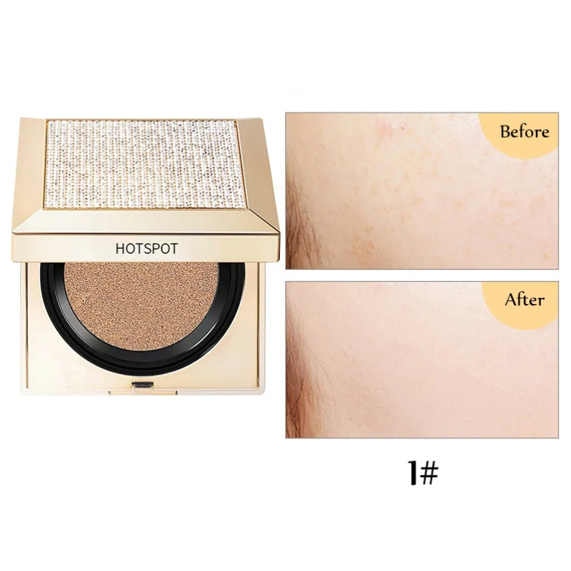 

Diamond Air Cushion BB CC Cream Concealer Moisturizing Foundation Makeup Bare Whitening Face Cream 2019
