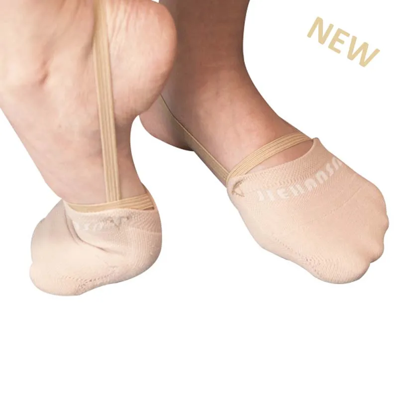 Half PULeather Sole ballet pointe Dance Shoes Rhythmic Gymnastics Slippers TECA 