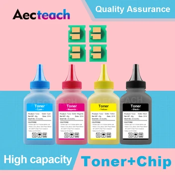 

Aecteach 1Set Color Toner Powder & Chip CRG329 Compatible for Canon I-sensys LBP7018C LBP7010C LBP7010 LBP 7010 7010C LBP-7018C