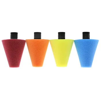 

4x Polishing wheel 4* Foam Polishing Cone Shaped Buffing For Car Wheel Hub