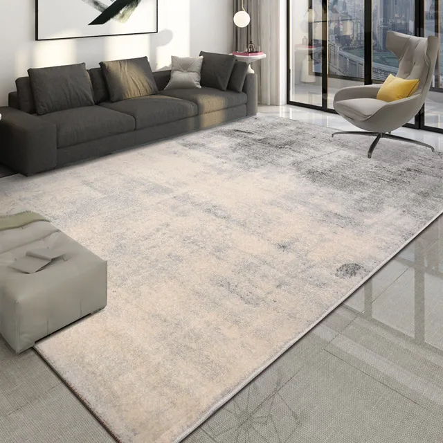 Nordic Gray Carpets For Living Room Thick Bedroom Rug Modern Cold Design Floor Mat Home Decor Sofa Coffee Table Rugs And Carpets 2