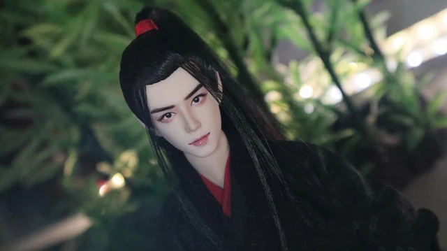 1/3 bjd wei wuxian xiao zhan original boneca realista maquiagem o undomed  topo requintado cabeça 70cm de altura limitada alta coleção arte -  AliExpress