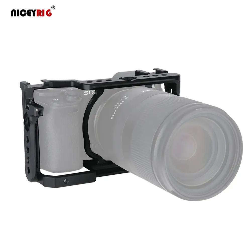 Niceyrig для Sony A6400 A6500 A6100 Одиночная камера с холодным башмаком винтом 1/4 дюйма камеры