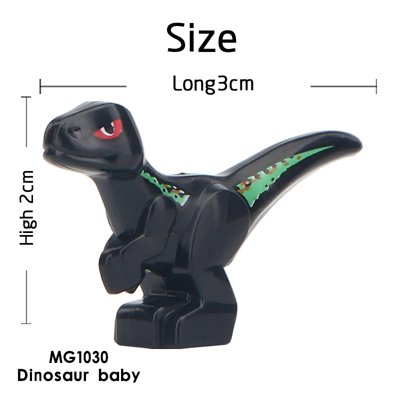 Velociraptor тираннозавр рекс дилофозавр птеранодон мир Юрского периода Динозавр строительные блоки детские игрушки L027 - Цвет: Лиловый
