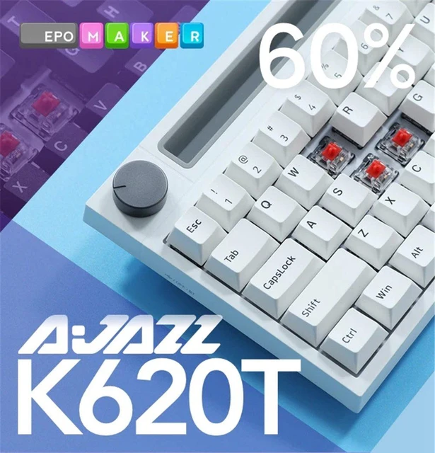 Le clavier mécanique Bluetooth et portable Ajazz K620T revient sur