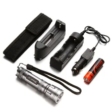 YAGE 318C CREE Zoomable 11.5cm Mini Led Flashlight Waterproof lanterna Led Rechargable Torch with1*18650 Battery +car charger