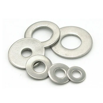 

580PCS 304 Stainless Steel Flat Metal Washers Gasket Set Fastener M2-M12 Threaded/bolt-type Connection