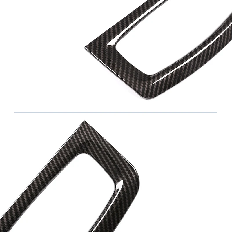 Для BMW X5 X6 F15 F16 Автомобильная рама переключателя фар углеродное волокно текстурированное покрытие Декор