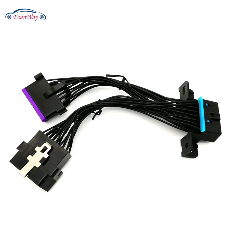 1 до 2 OBD2 OBD II Y диагностический соединитель кабель адаптер сплиттер для всех
