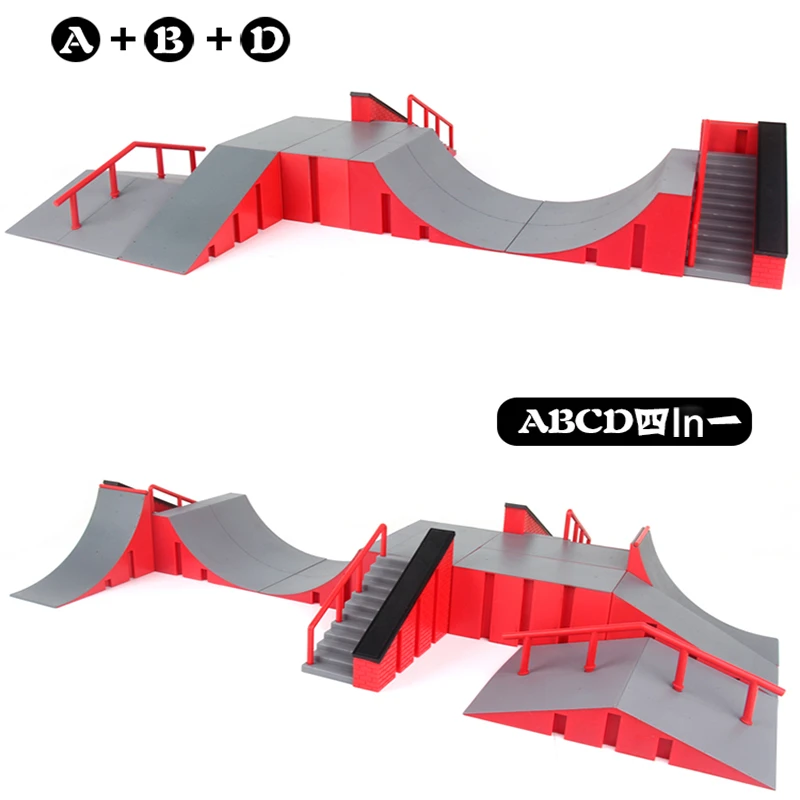 Mini Skateboard Toy Skate Park For Techdeck Fingerboard Skateboard