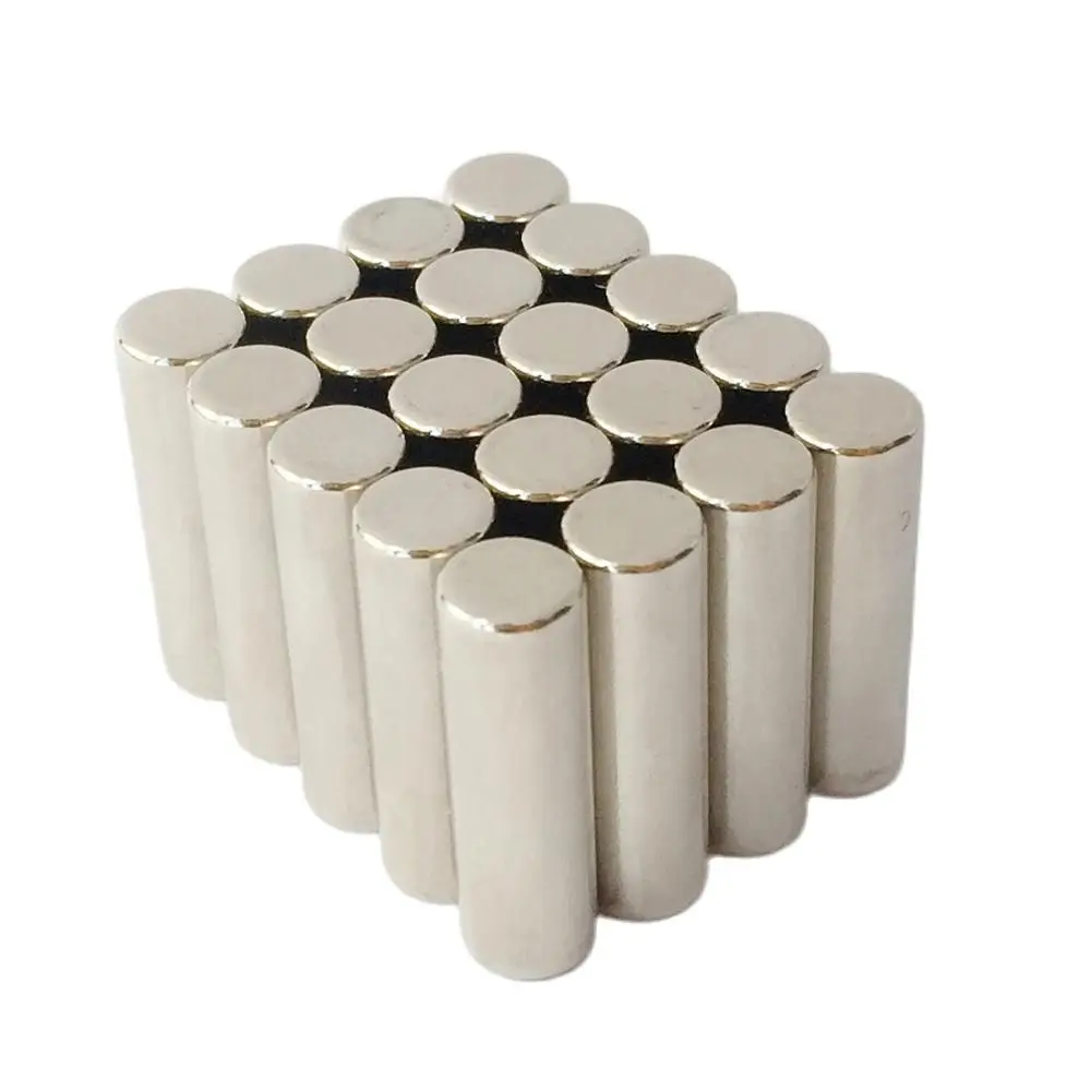 

20PCS Permanent Magnet Dia6x20mm Neodymium Rare earth Cylinder Magnetic Material Round Disc N35 20pcs/lot Neo