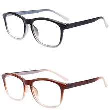 Vazrobe 2 шт./партия очки для чтения для мужчин и женщин градиентные весенние шарнирные диоптрические очки при дальнозоркости очки для чтения