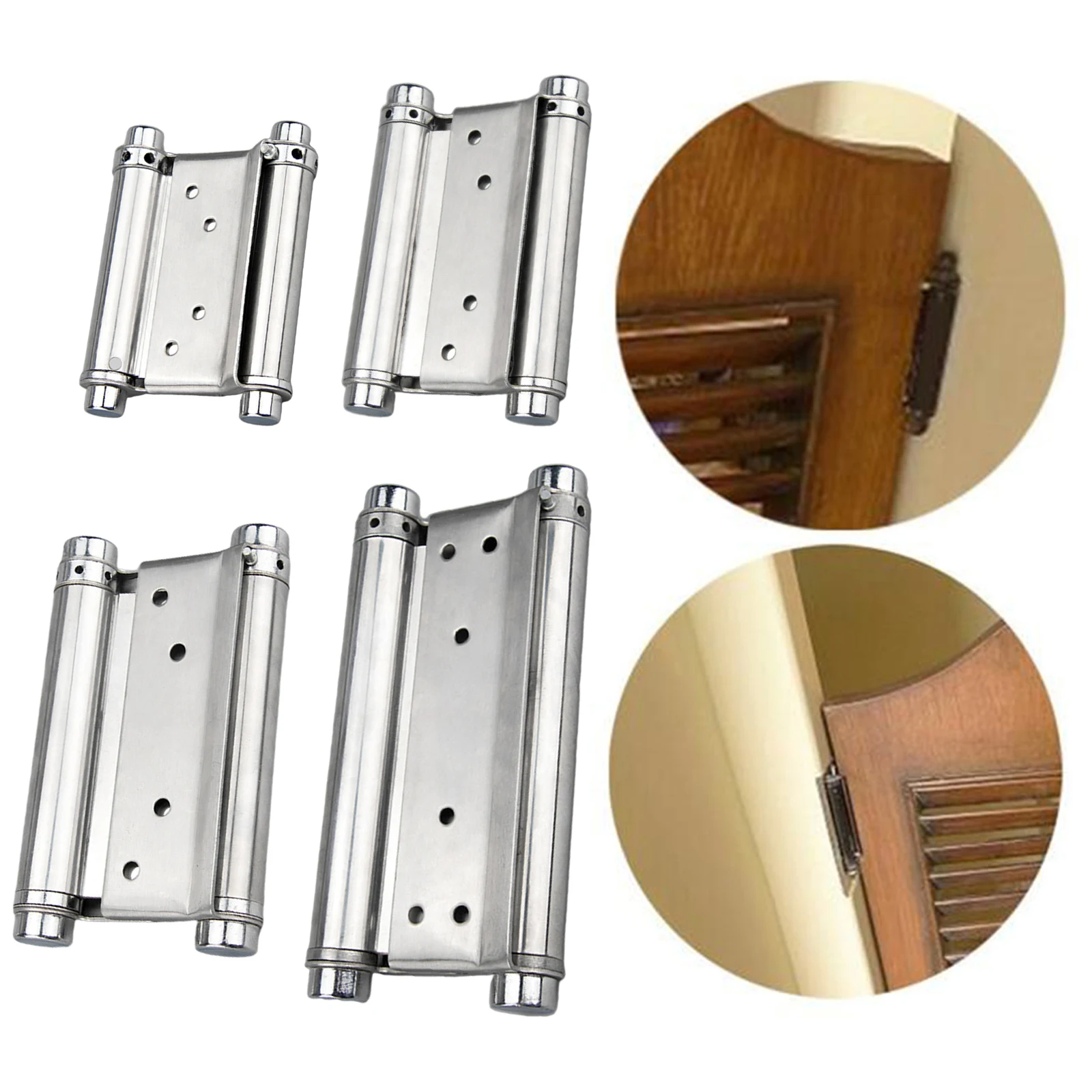 Spring Door Hinge Self Closing Adjustable For Two Way Free Door Bar