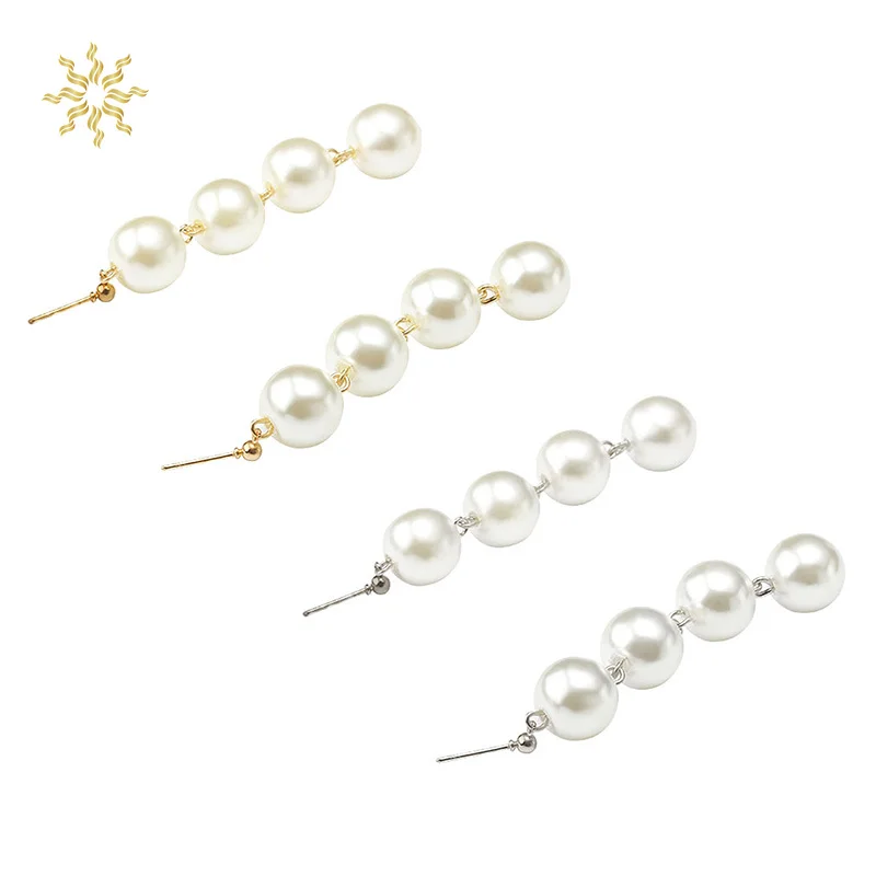 2020 Новые Модные Элегантные длинные серьги с кисточками и большим искусственным