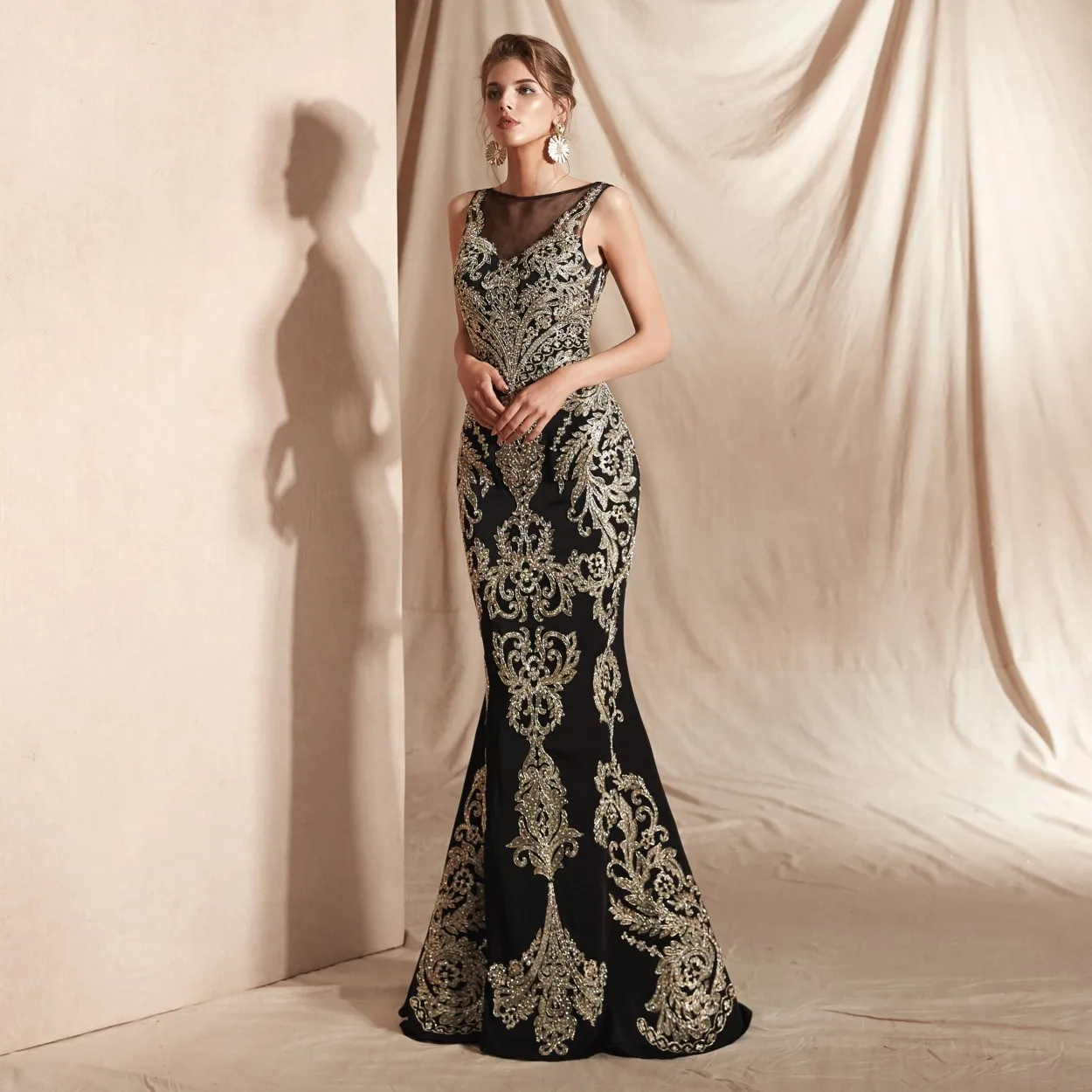 

Muslim Evening Dress Mother Of The Bride Dresses Dubai Evening Dresses Long Lace Custom Made Party Formal Dress Women Elegant