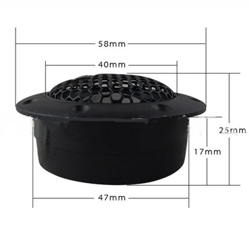 DDT-S30 돔 밸런스드 자동차 스피커 트위터 크로스오버 25mm 360W