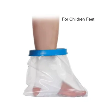 

Kids Foot Cast Covers Keep Casts Dry Waterproof Protector For Shower Bath Transparent Reusable