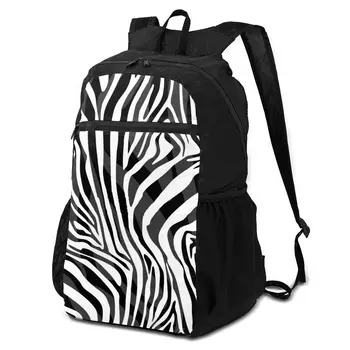 

OLN Lightweight Foldable Backpack Zebra Skin Pattern Waterproof Backpack Outdoor Pack for Women Men Travel Hiking
