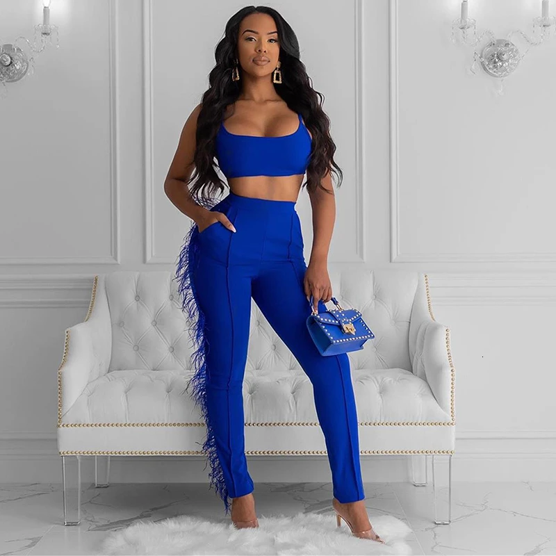 COSYGAL Tank Tops+pants Two Piece Set 