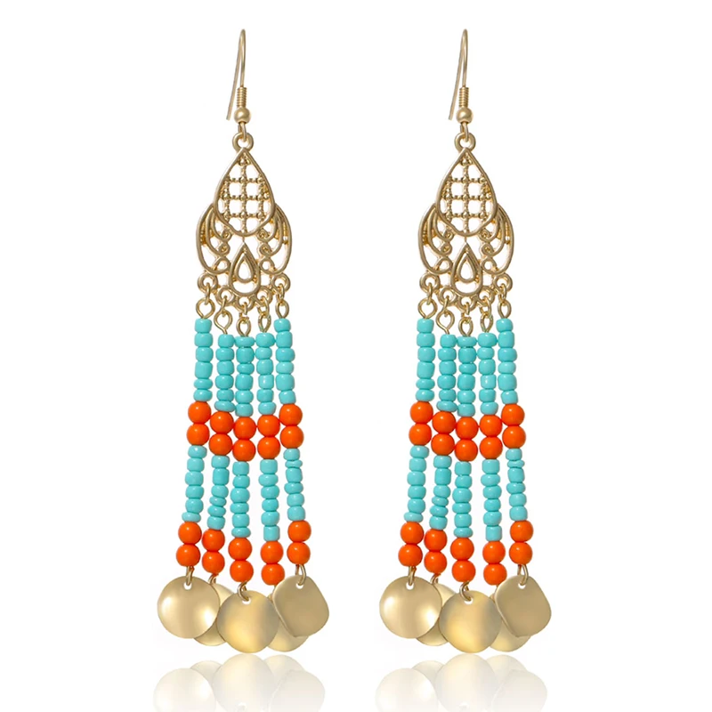 Bohemian-Colorful-Beaded-Long-Big-Dangle-Tassel-Earring-Hollow-Ethnic-Refinement-Statement-Earrings-For-Women-Fashion