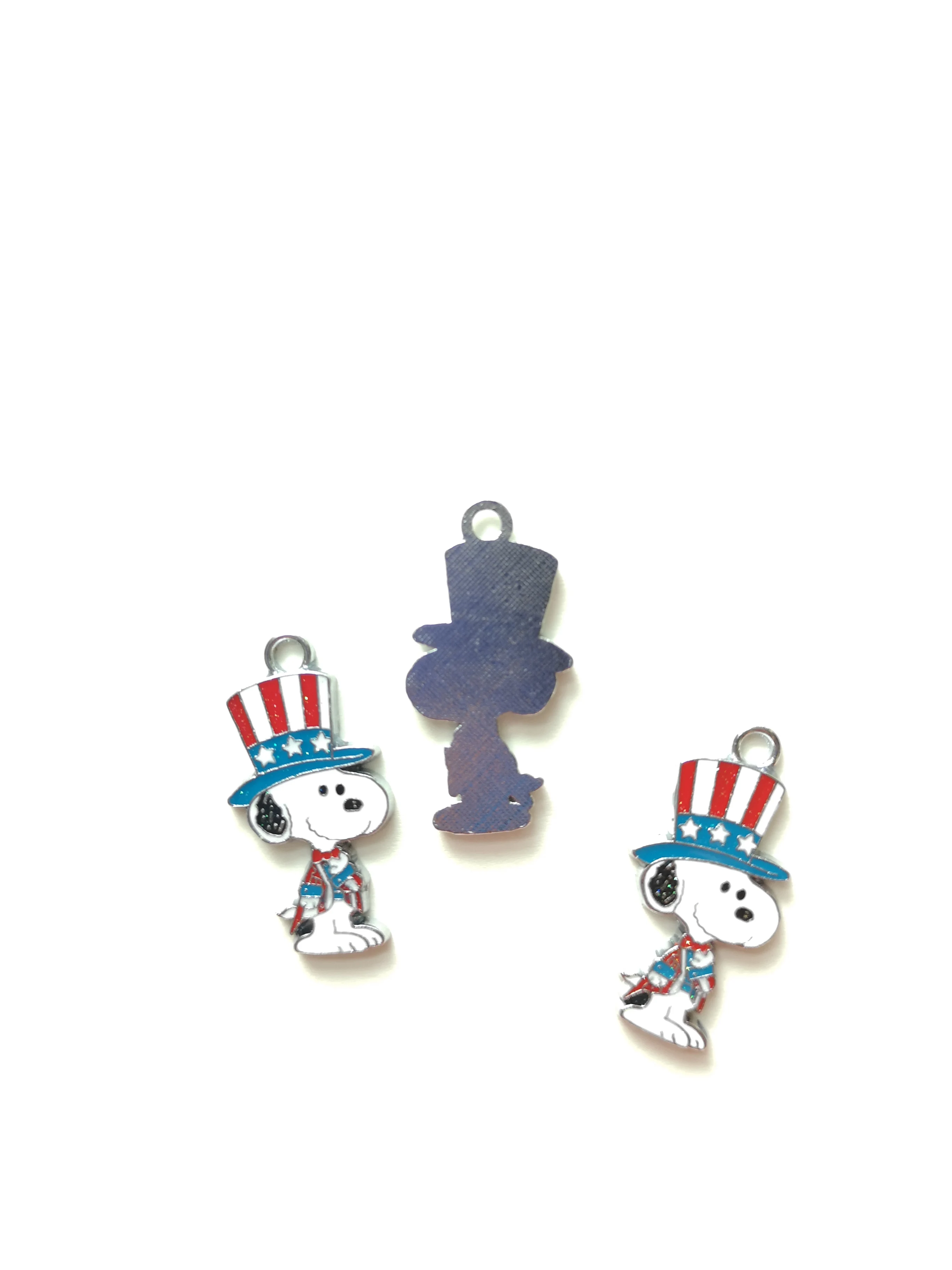 lot 10pcs Cartoon Japanese anime hat cap dogs new DIY Key chain Metal Charm Pendants Jewelry Making gifts | Украшения и