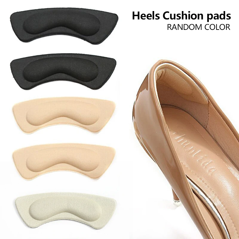 Plantillas de espuma suave para zapatos, almohadillas de tacón alto para pies, almohadillas para pies, almohadillas para pies, alivia el dolor, 3 pares