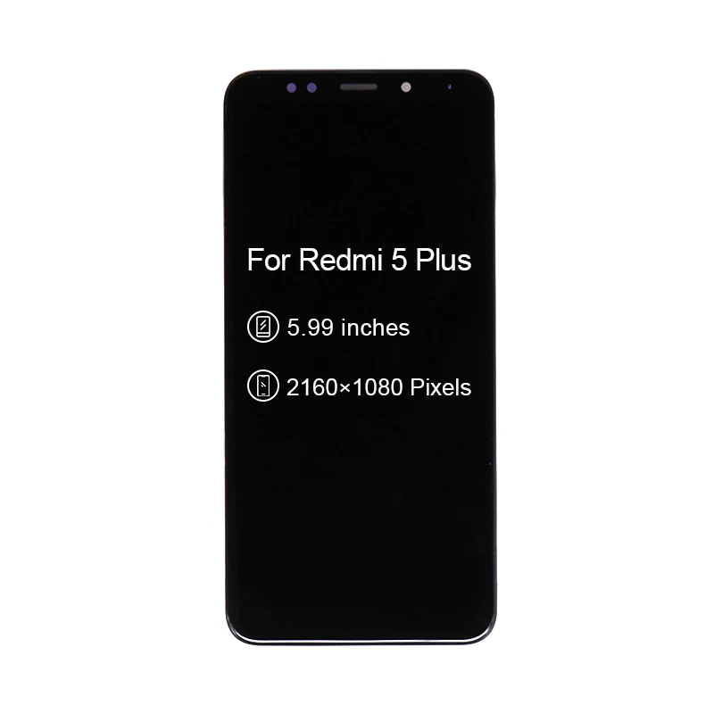 10 шт./лот для Redmi 5 Plus lcd+ сенсорный экран дигитайзер для Redmi Note 5 Globe версия lcd с рамкой DHL EMS