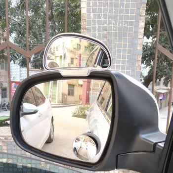 

2pcs Car Rear View Mirror Waterproof 360 Degree Wide Anger Parking Assitant Auto Rearview Safety Blind Spot Mirrors